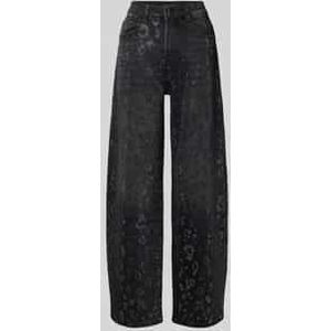 Ballon jeans met siersteentjes, model 'Leosparkle'