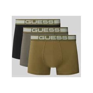 Boxershort met elastische band met logo in een set van 3 stuks, model 'JOE'