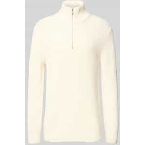 Gebreide pullover met schipperskraag