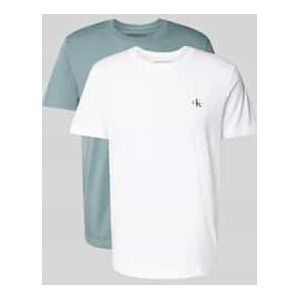 Regular fit T-shirt van puur katoen