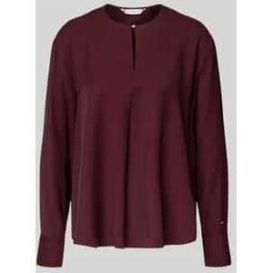 TOMMY HILFIGER - Blouseshirt - Bourgogne - Lange Mouw - Wijde Pasvorm