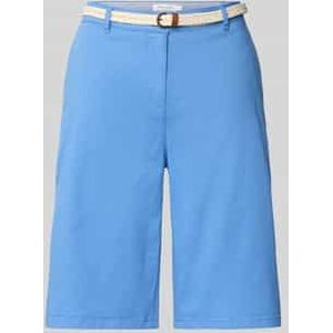 Bermuda met riem en Franse steekzakken