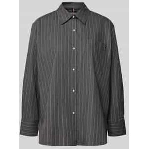 Regular fit overhemdblouse van puur katoen