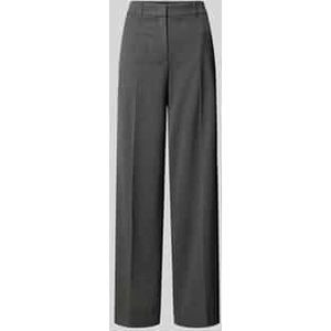 Wide fit broek met persplooien