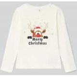 ONLY MINI - Top - Glitterdetail - Lange Mouwen - Regular Fit