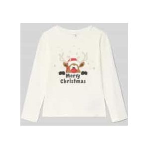 ONLY MINI - Top - Glitterdetail - Lange Mouwen - Regular Fit