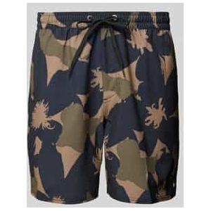 Zwembroek met klepzak aan de achterkant, model 'SURFSILK'