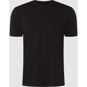 Slim fit T-shirt met siernaden - vochtregulerend