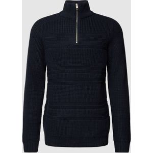 Gebreide pullover met opstaande kraag, model 'DAVIS'