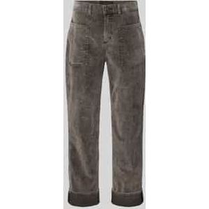 Corduroy broek met steekzakken