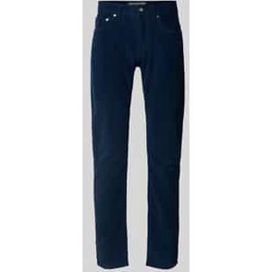 Tapered fit corduroy broek met katoen, model 'LYON'