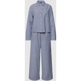 Polo Ralph Lauren - Pyjama - Blauw/Wit - Gestreept - 2-delig
