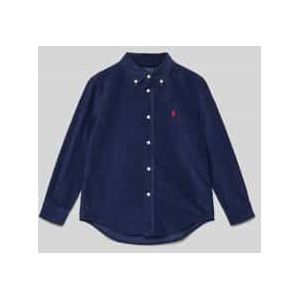 Regular fit vrijetijdsoverhemd met logostitching