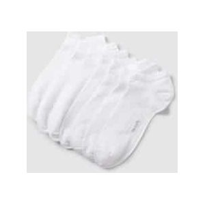 Enkelsokken - Wit - 7 Paar - Ademend - Piqué-boord