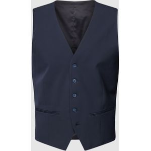 Slim fit gilet met paspelzakken, model 'LIAM'