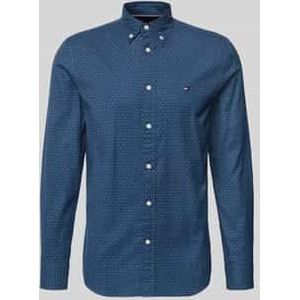 Slim fit vrijetijdsoverhemd van puur katoen