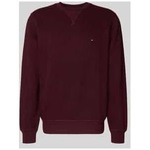 Sweater - Deep Burgundy - Met Geborduurd Logo
