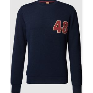 Sweatshirt met motiefprint, model 'Abel'