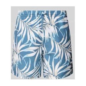 Zwembroek met labelpatch, model 'CALI FLORAL'