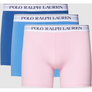 Boxershort met elastische band met logo in een set van 3 stuks