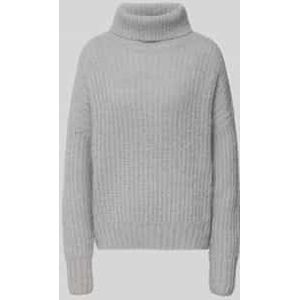 Relaxed fit pullover van alpacamix in gebreide look