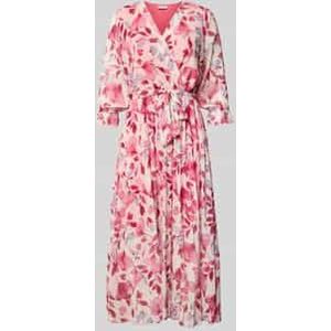 Midi-jurk met V-hals