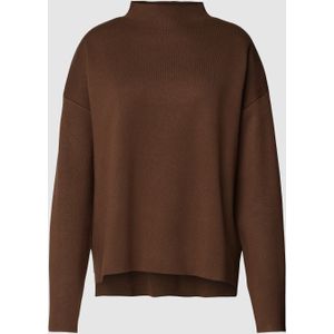 Gebreide pullover met opstaande kraag