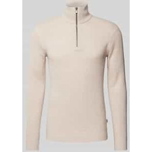 Gebreide pullover met opstaande kraag, model 'BLUCHRISTER'