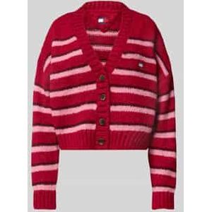 Tommy Jeans - Oversized Gebreid Jack - Kort - V-hals - Dames