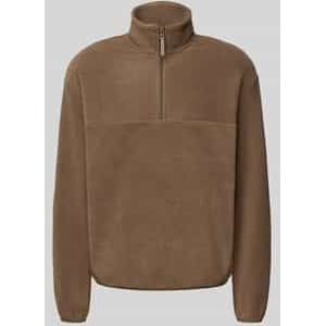 Fleecepullover met schipperskraag