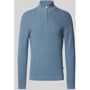 Gebreide pullover met opstaande kraag, model 'lagoon'