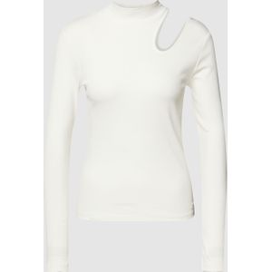 Shirt met lange mouwen en cut-out