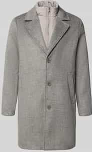 Lange jas met opstaande kraag, model 'BLASTANFORD'