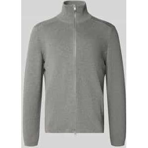 Regular fit gebreid jack van puur katoen