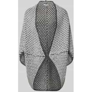 Poncho met knoopsluiting, model 'Amaryllis boho'