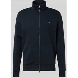 Regular fit sweatjack met opstaande kraag