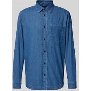 Jeansoverhemd met borstzakken, model 'BAASO'