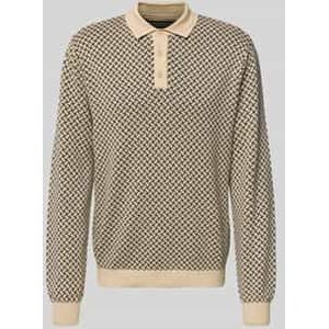 Gebreide pullover met polokraag, model 'BAO POLO KNIT'