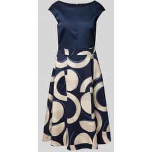 About You - Zwarte Cocktailjurk Van Satijn - Knielengte - Mouwloos