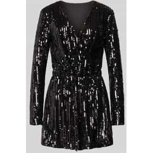 Regular fit playsuit met pailletten, model 'AMABEL'