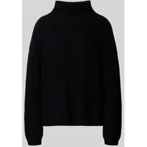 Loose fit gebreide pullover van een mix van kasjmier en wol, model 'LONA'