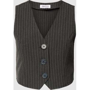 Gilet met krijtstrepen, model 'Nakita'