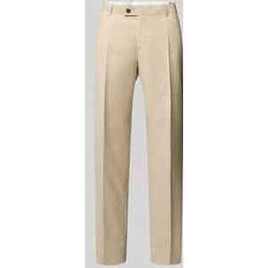 Regular fit pantalon met persplooien
