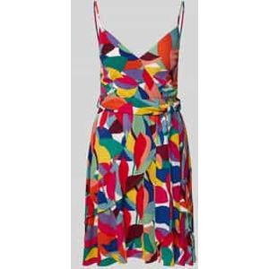 Mini-jurk met strikceintuur