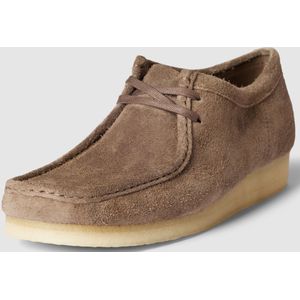 Mocassins van echt leer met siernaad, model 'WALLABEE'