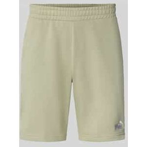 Sweatshorts met logostitching