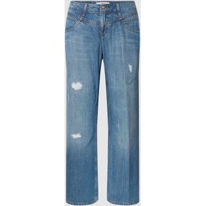 Jeans met labelpatch, model 'Maine'