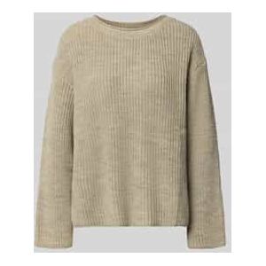 Gebreide pullover met ronde hals, model 'CRASHWAY'