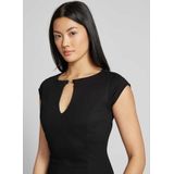 GUESS - DOROTEA - Mini-jurk - Viscosemix met Stretch - Druppelvormige Hals