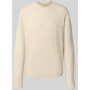 Loose fit gebreide pullover met wol